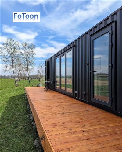 Mobilní prefabrikovaný 40ft přepravní kontejnerový bungalov
