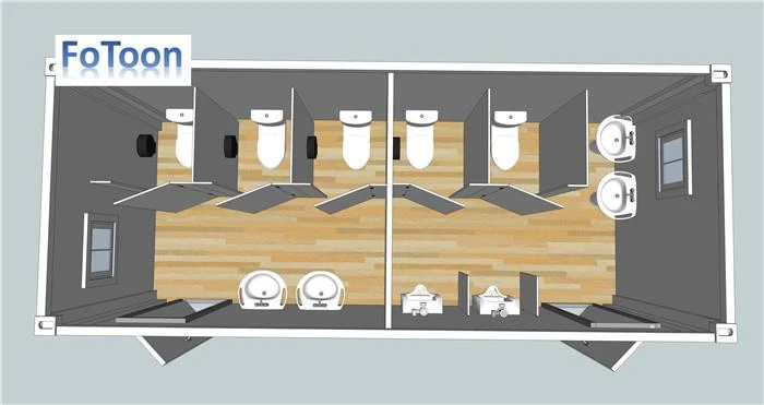 Modular Container Toilet Ablution